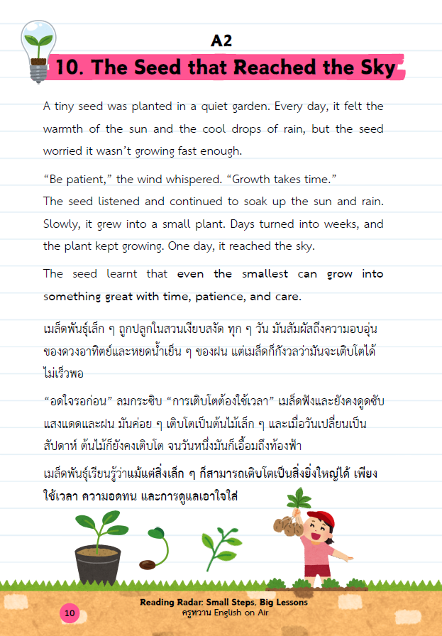 E-Book ไฟล์ Reading Radar 2: Small Steps, Big Lessons